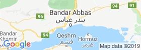 Bandar 'abbas map